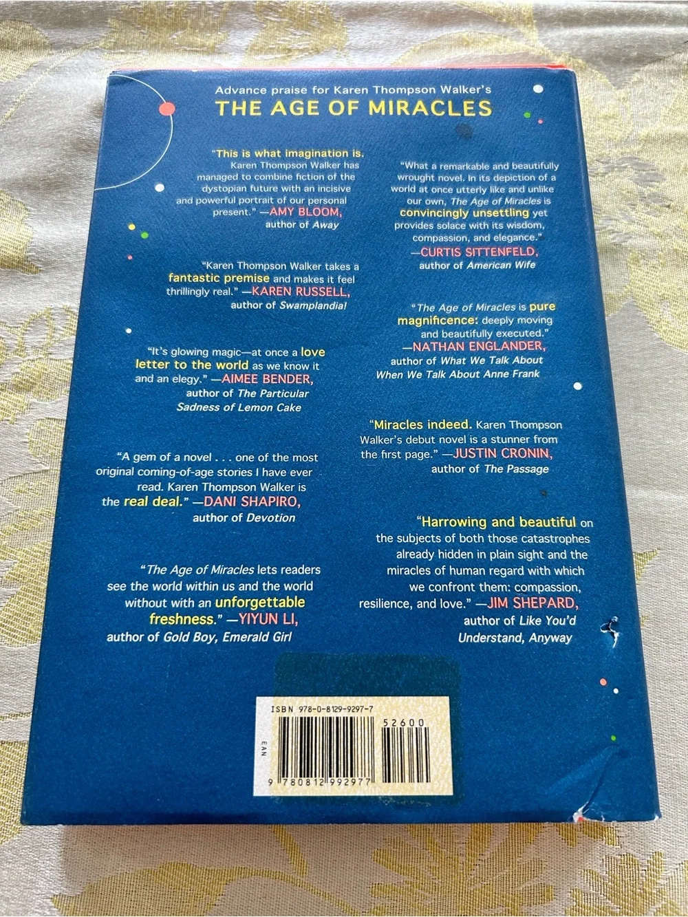 The Age of Miracles Signed Copy by Karen Thompson Walker